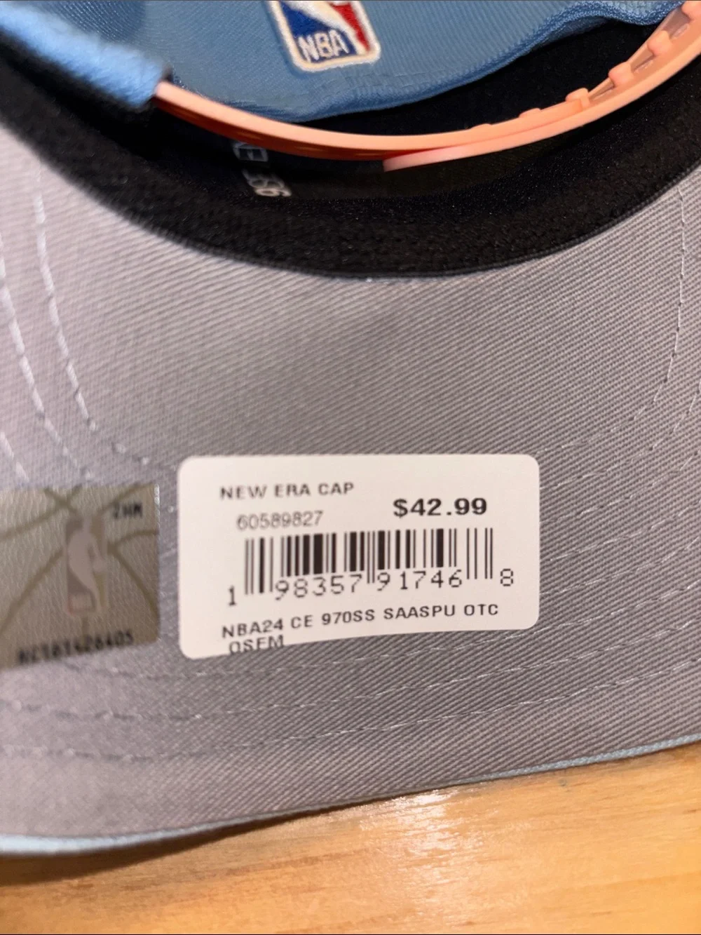 New Era Light Blue San Antonio 9SEVENTY Cap